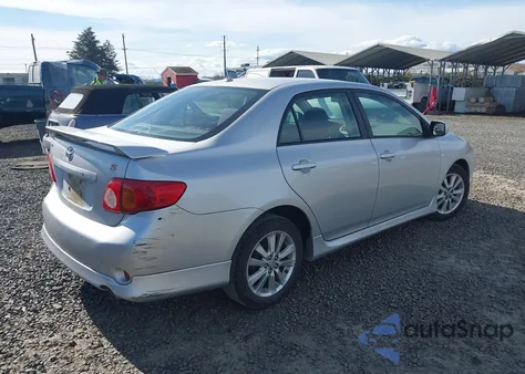 2009 Toyota Corolla S из США, поврежденный, VIN 1NXBU40EX9Z148495